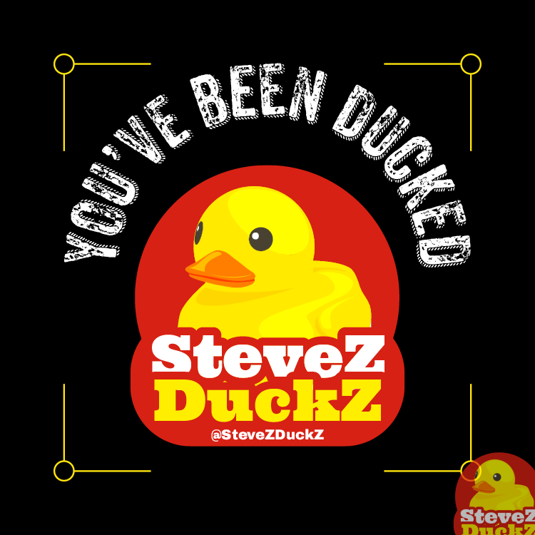 Custom You’ve Been Ducked card. 