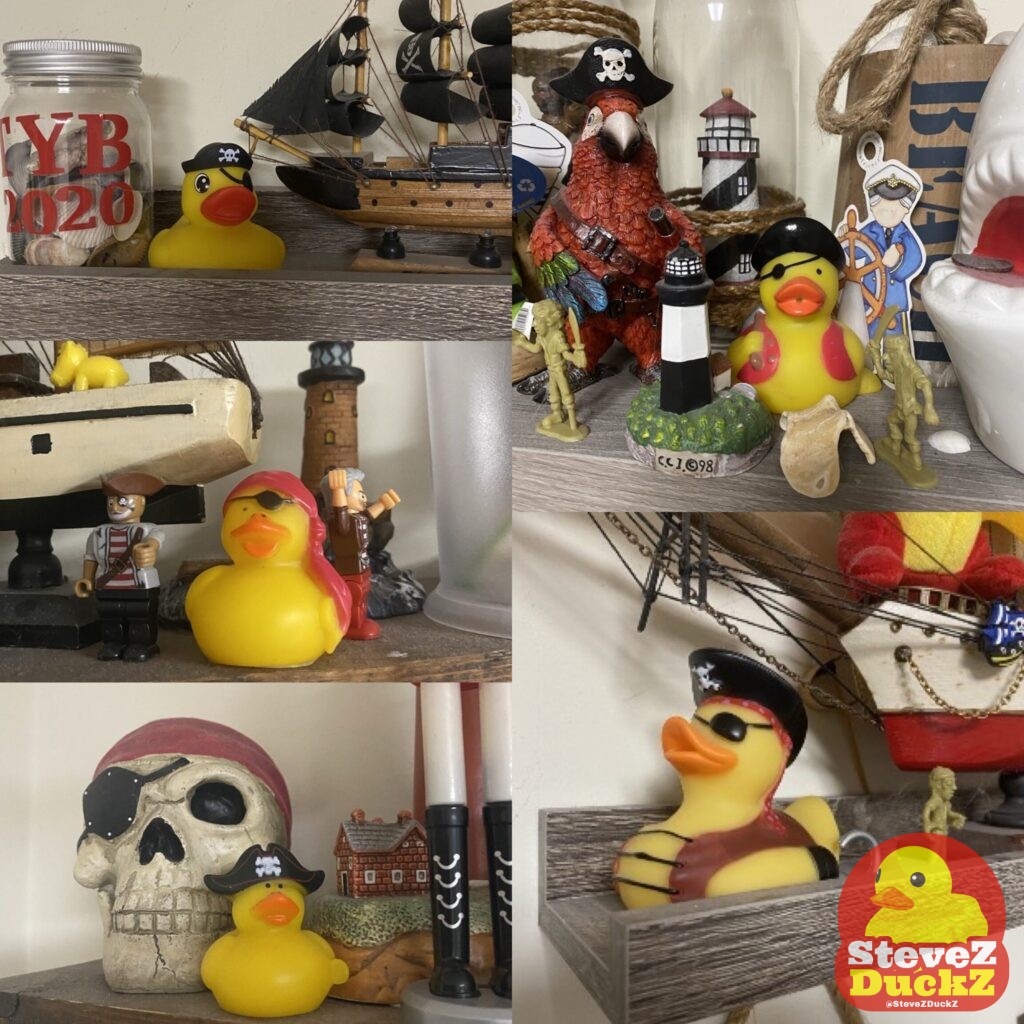 Pirate Rubber Ducks — I show off all of my pirate-themed rubber ducks. #pirates #piraterubberducks