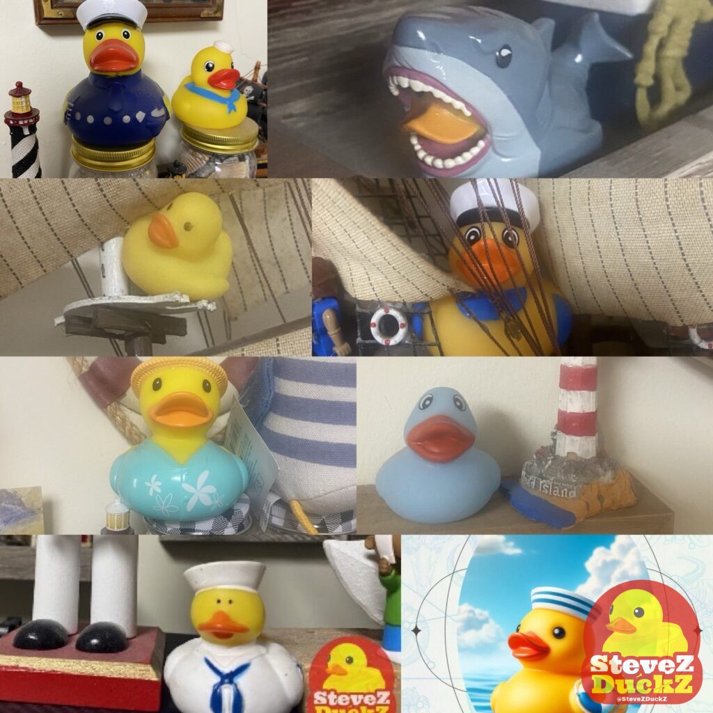 Nautical Rubber Ducks — I share the nautical themed rubber ducks in SteveZ DuckZ rubber duck collection. 