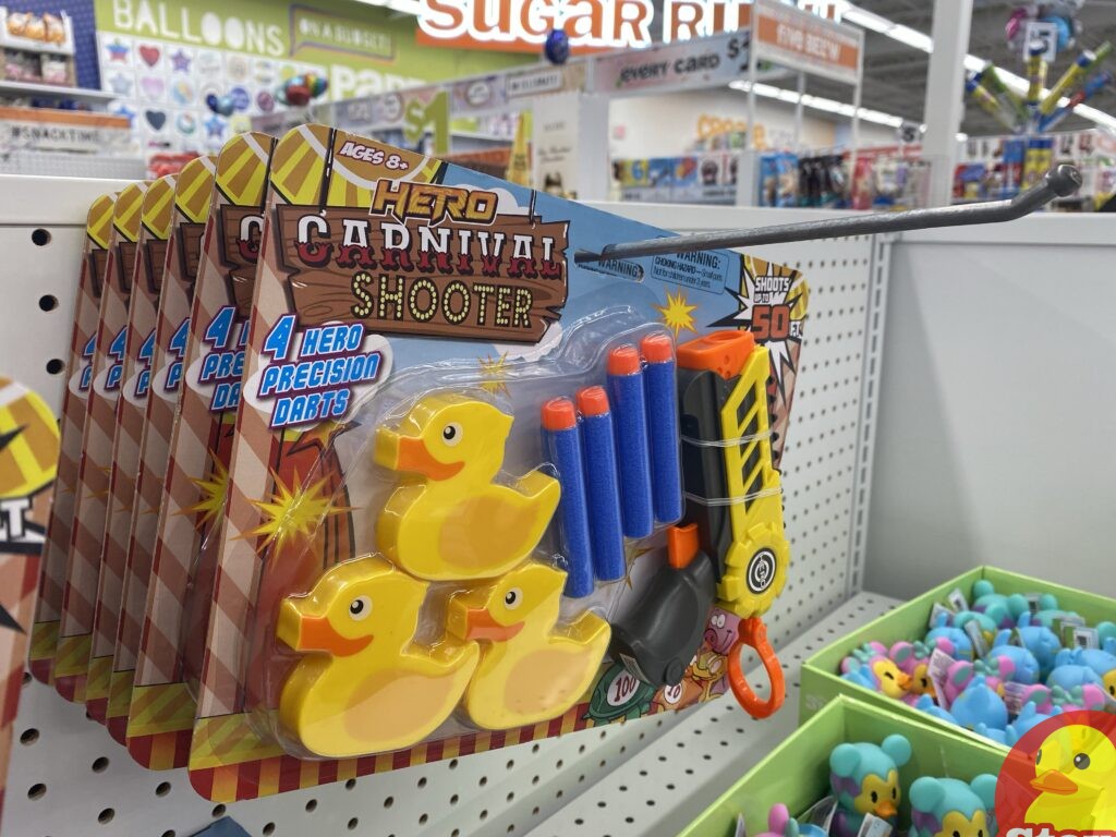 2. Hero Carnival Shooter which looks like a nurf type of gun to shoot at ducks at Five Below.