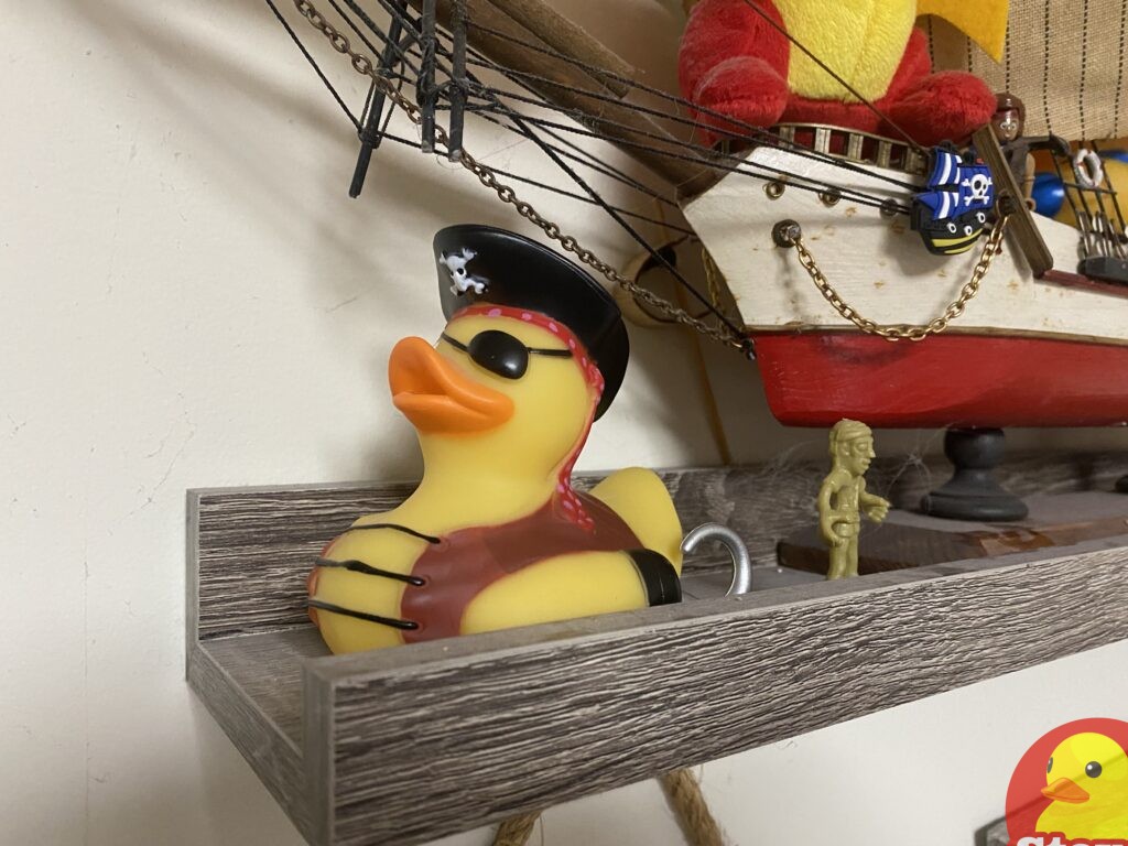 Capn Hook Bill — Pirate Rubber Ducks — I show off all of my pirate-themed rubber ducks. #pirates #piraterubberducks